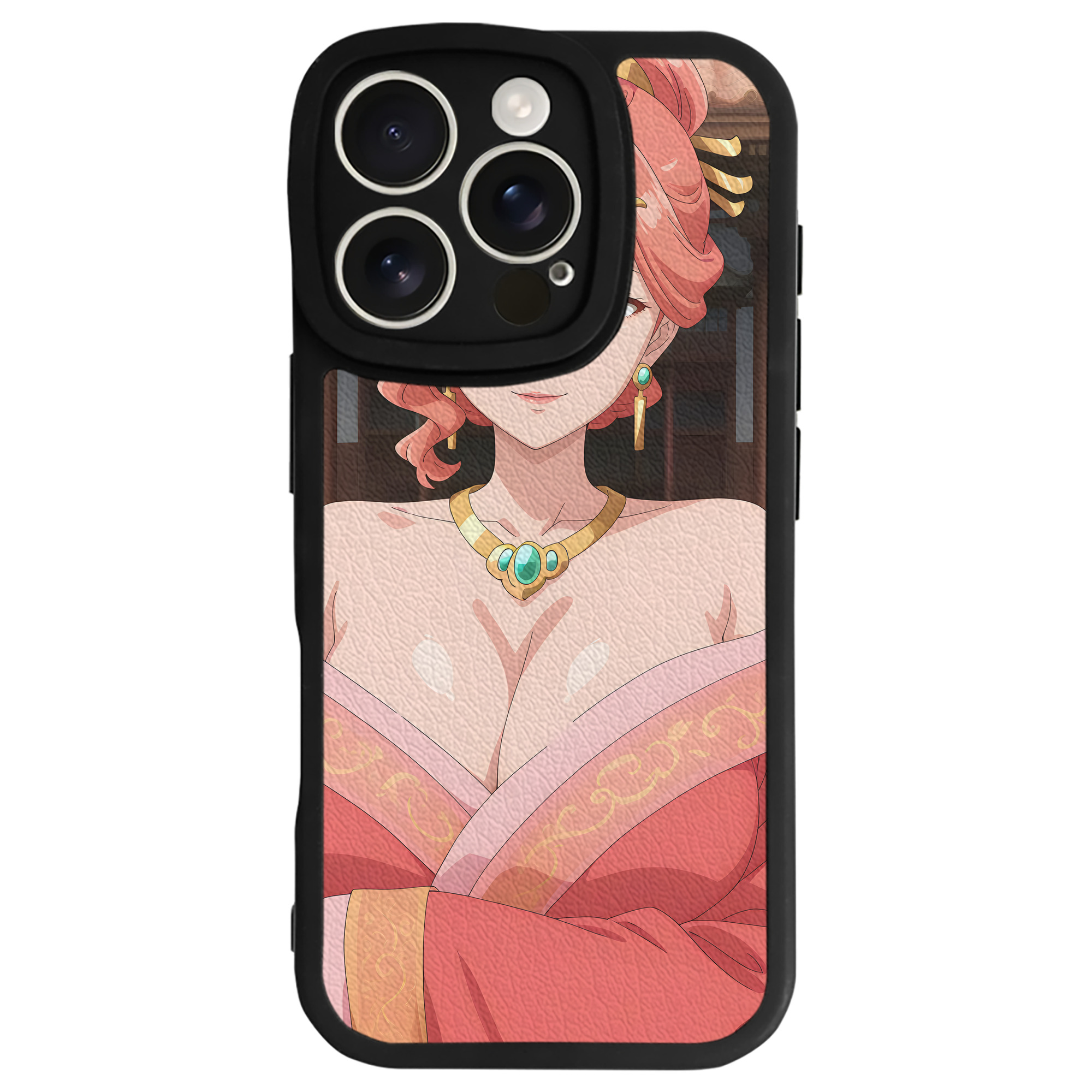 （画像用） 薬屋のひとりごと The Apothecary Diaries 【iPhone 16シリーズ対応】シリコンスマホケース（レザー調） 材質：シリコン